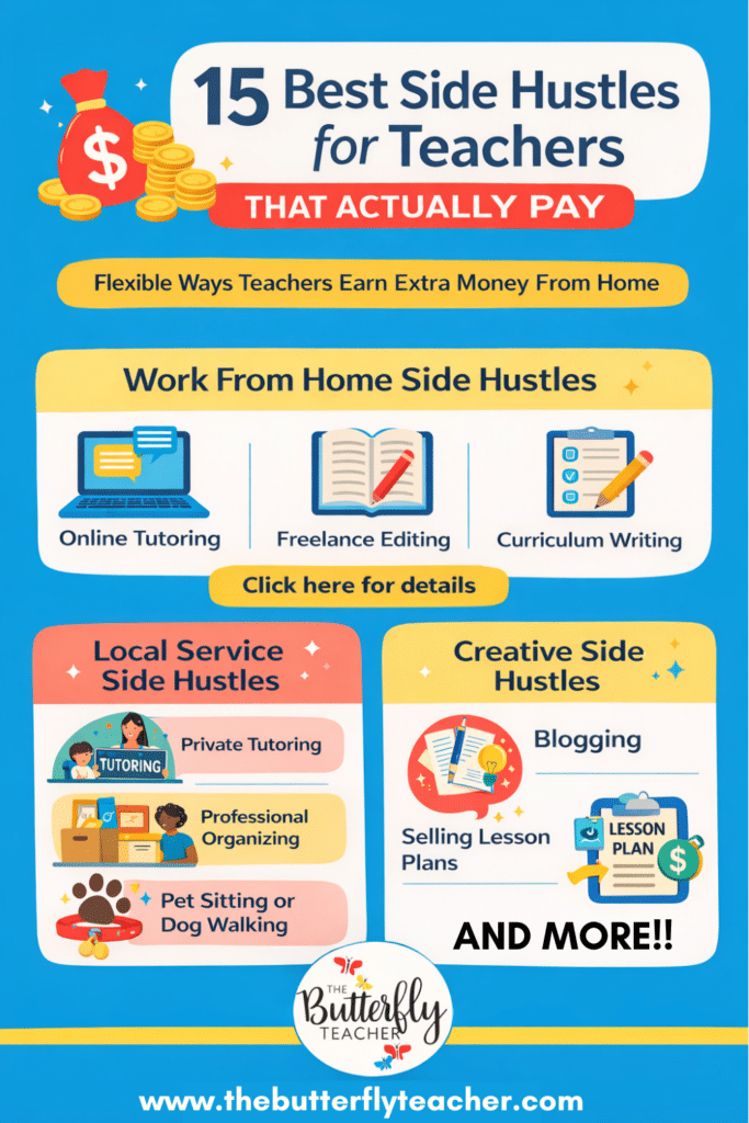 best side hustles for teachers