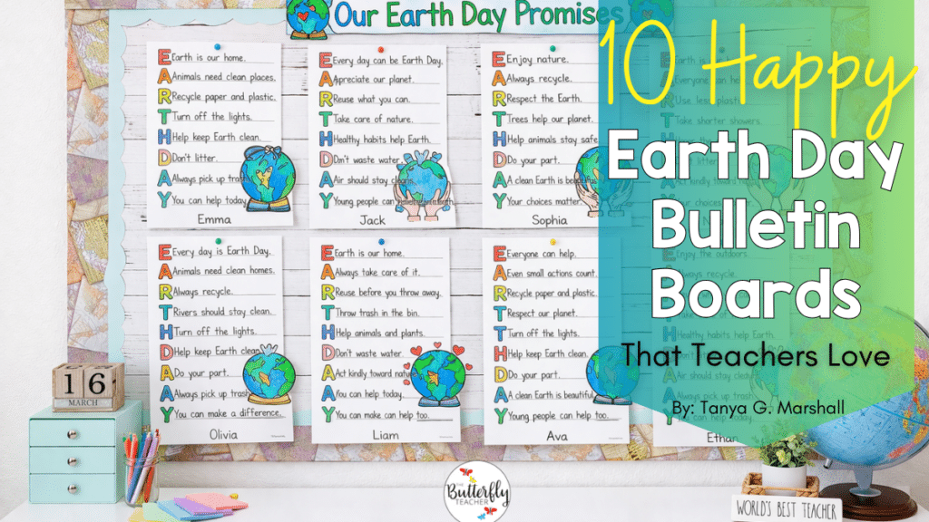 earth day bulletin board ideas