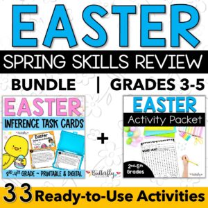 easter activities 3rd 4th 5th grade