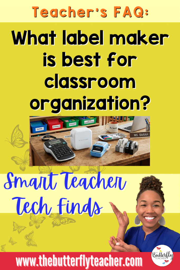 smart teacher tech finds label makers