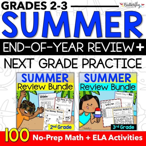 2nd 3rd Grade Summer School Activities
