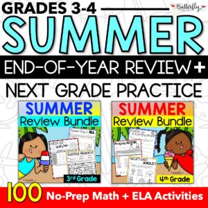 3rd 4th grade summer school activities