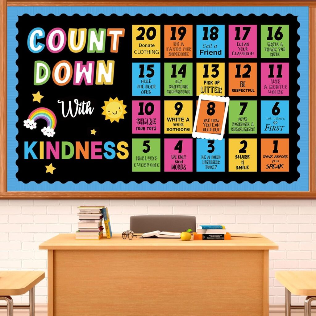 Countdown with Kindness Bulletin Board