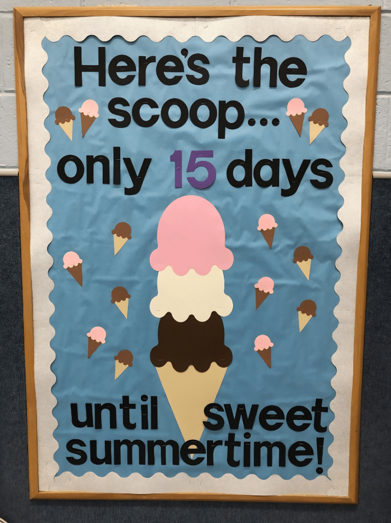 Here’s the Scoop, Only __ Days Until Sweet Summertime