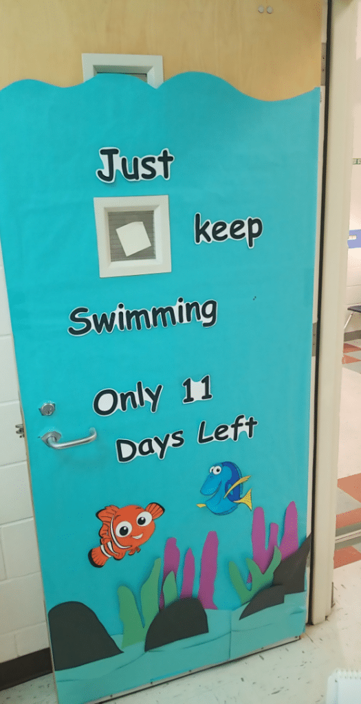 Just Keep Swimming, Door Version