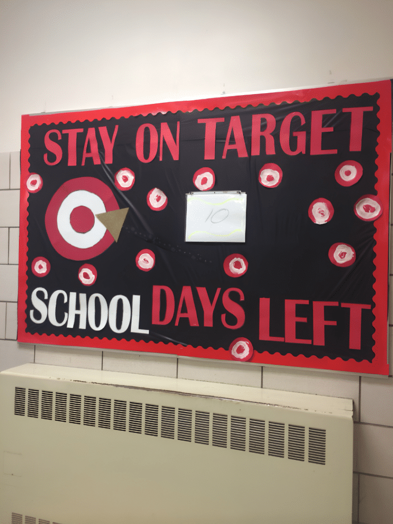 Stay on Target, School Days Left