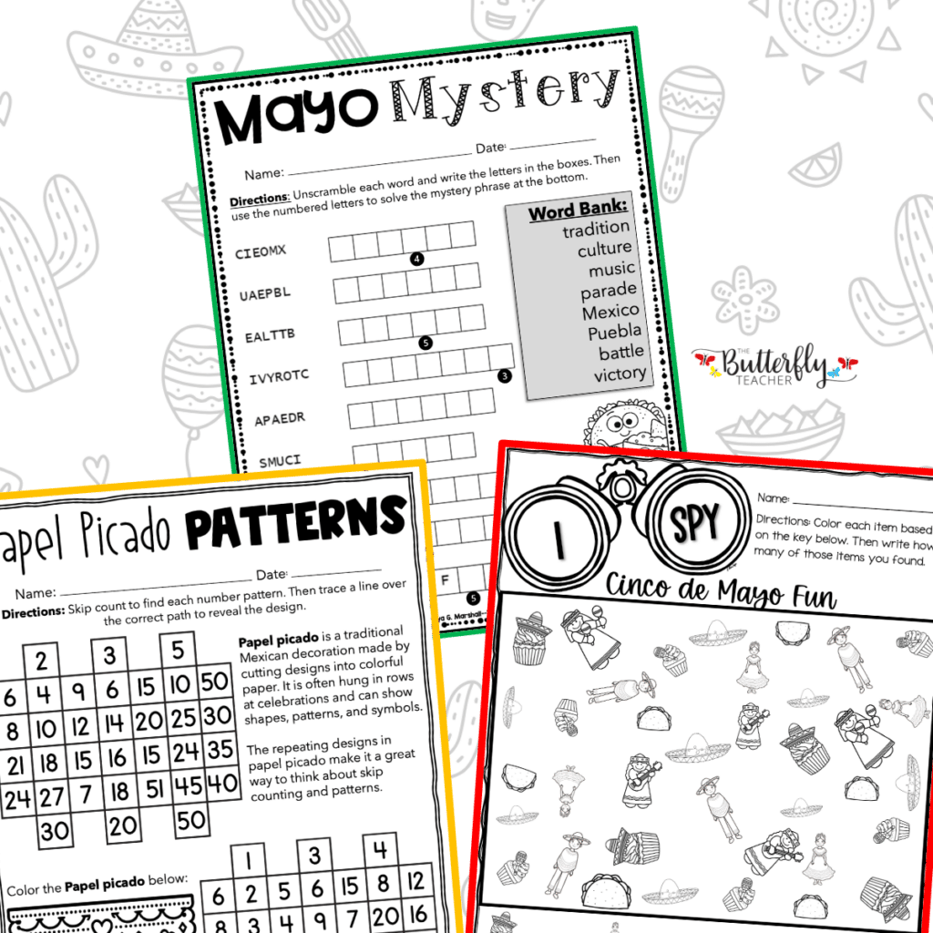 cinco de mayo activities and read alouds