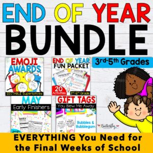 end of the year activities bundles
