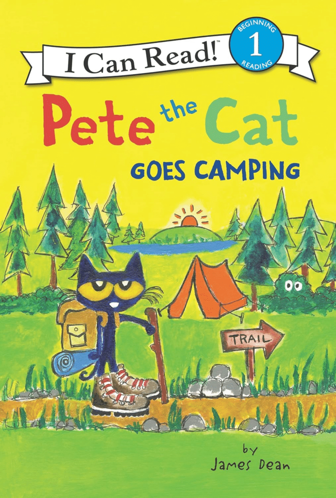 Pete the Cat goes camping read aloud