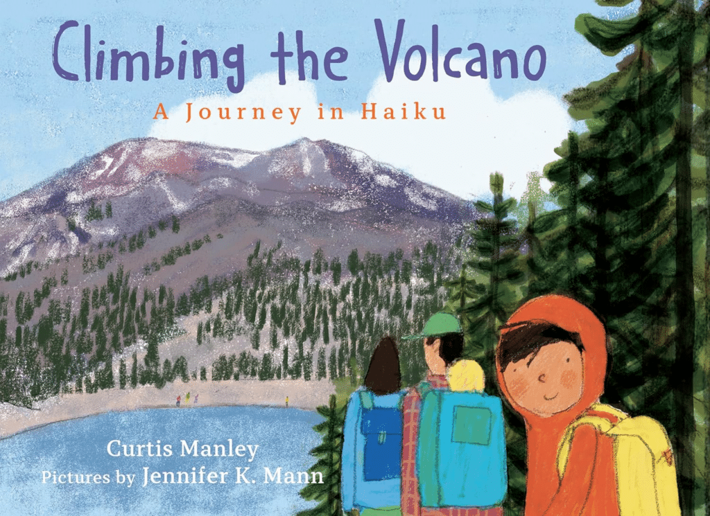 climbing the volcano outdoor picture book