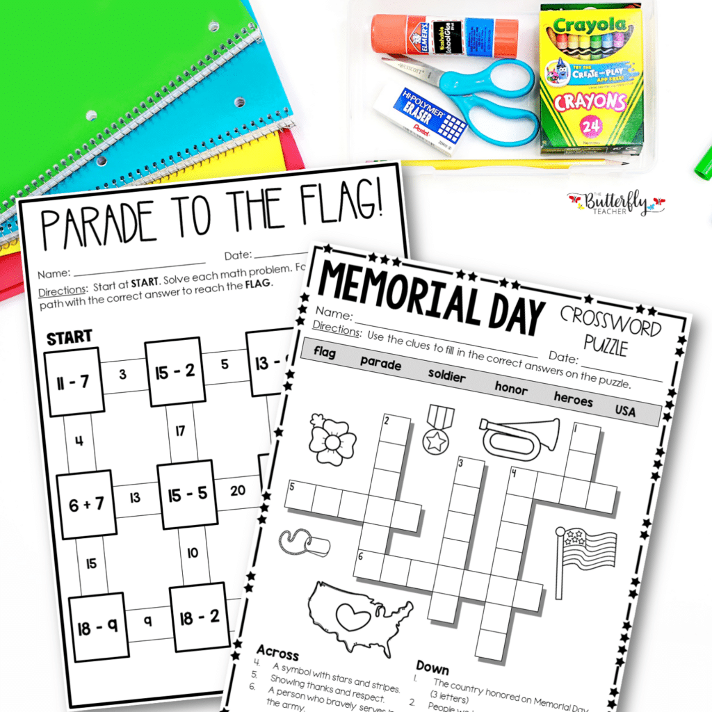 memorial day activities for kids