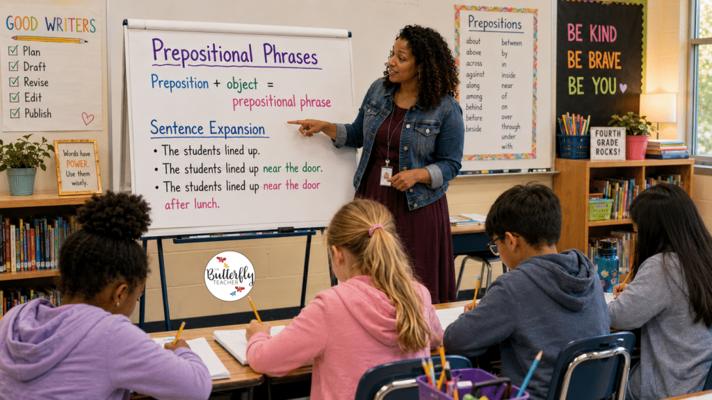 teach prepositions
