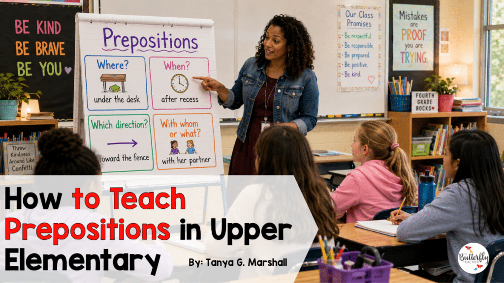 teach prepositions