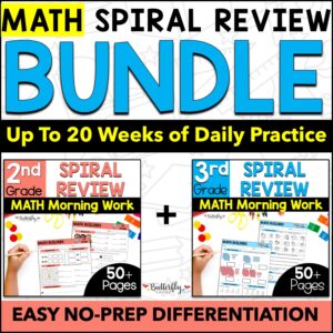 2nd 3rd grade spiral Math review