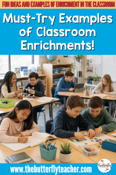 Examples of Classroom Enrichments