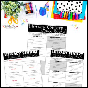 choice board for any center