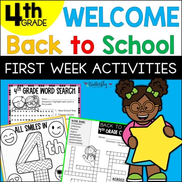 welcome to 4th grade activity packet