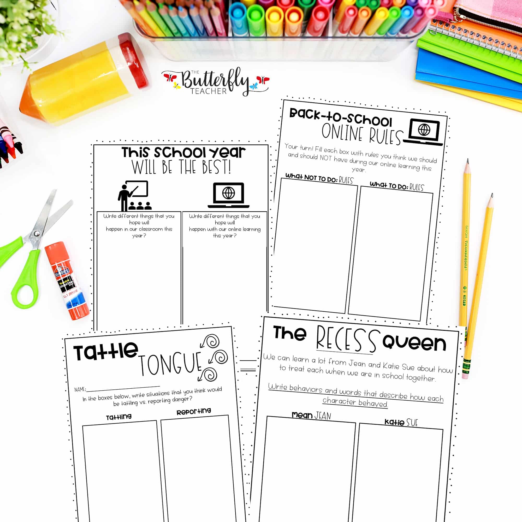 Back to School read aloud activities