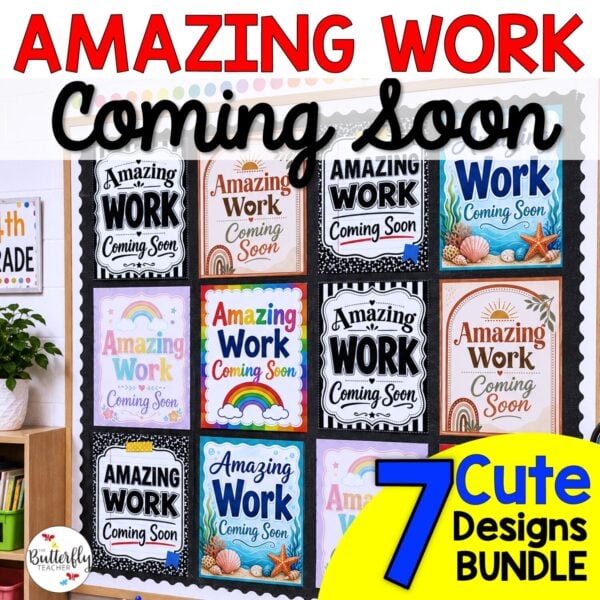 amazing work coming soon signs