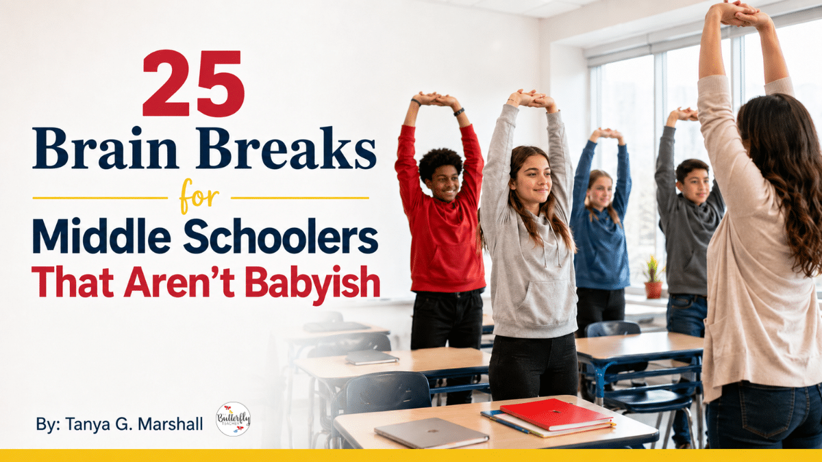 brain breaks for middle schoolers