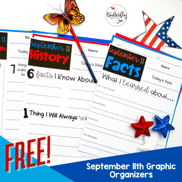 FREE September 11th Graphic Organizers