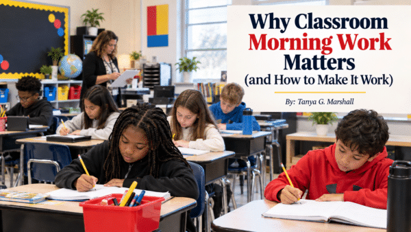 classroom morning work