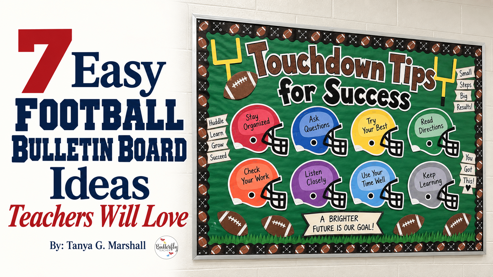 football bulletin board ideas