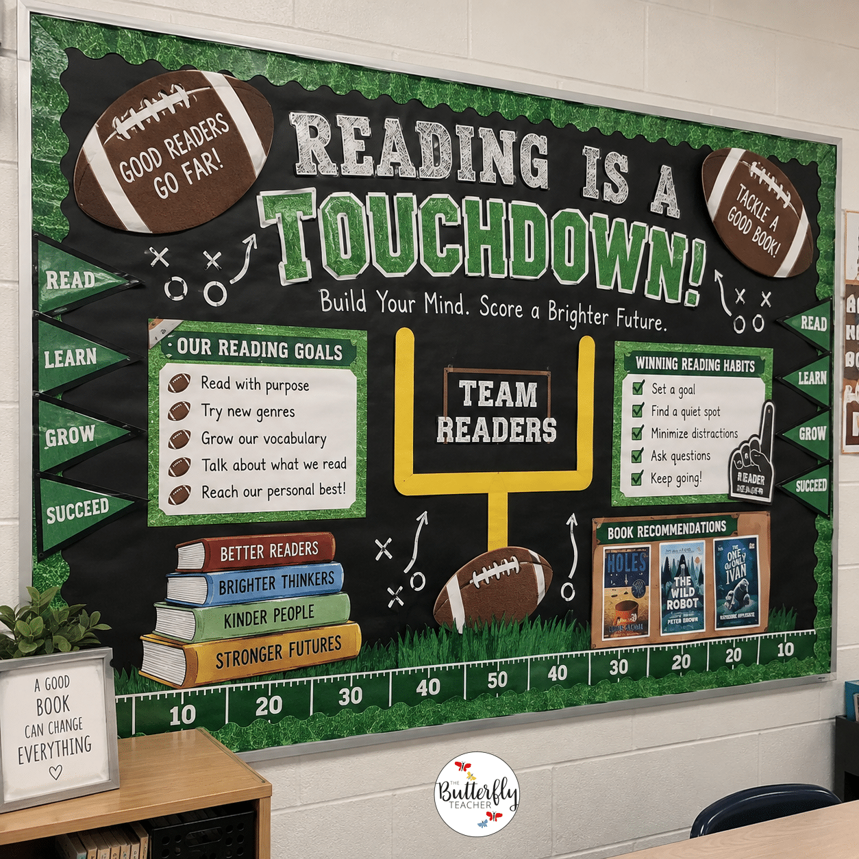 football bulletin board ideas