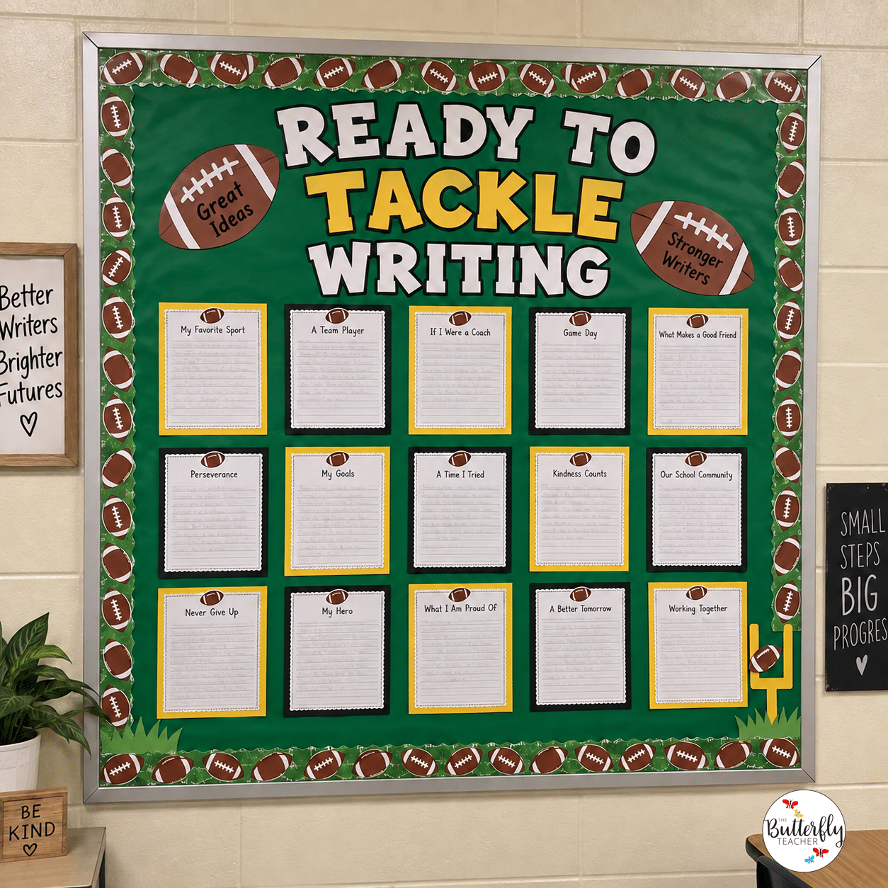 football bulletin board ideas