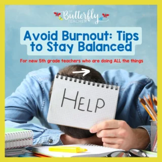 Feeling overwhelmed already? 😩
If you're a new 5th grade teacher trying to juggle all the things—this one's for you. 💛

You don’t have to be perfect from Day 1.
You do deserve support, systems, and space to breathe.

These quick tips will help you avoid burnout and stay balanced as you kick off your teaching journey. 🧘‍♀️

💡 From batching prep to celebrating small wins—you’ve got this!
And when in doubt? Ask for help. You’re not alone. 🙌

📌 Save this post so you can come back to it on a rough day.
🔁 Share it with a teacher friend who’s starting 5th grade this year!

#5thgradeteacher #newteacherlife #teacherburnout #teachertips #teacherencouragement #backtoschool2025 #thebutterflyteacher #iteachupper #firstyearteacherFeeling overwhelmed already? 😩
If you're a new 5th grade teacher trying to juggle all the things—this one's for you. 💛

You don’t have to be perfect from Day 1.
You do deserve support, systems, and space to breathe.

These quick tips will help you avoid burnout and stay balanced as you kick off your teaching journey. 🧘‍♀️

💡 From batching prep to celebrating small wins—you’ve got this!
And when in doubt? Ask for help. You’re not alone. 🙌

📌 Save this post so you can come back to it on a rough day.
🔁 Share it with a teacher friend who’s starting 5th grade this year!

#5thgradeteacher #newteacherlife #teacherburnout #teachertips #teacherencouragement #backtoschool2025 #thebutterflyteacher #iteachupper #firstyearteacherFeeling overwhelmed already? 😩
If you're a new 5th grade teacher trying to juggle all the things—this one's for you. 💛

You don’t have to be perfect from Day 1.
You do deserve support, systems, and space to breathe.

These quick tips will help you avoid burnout and stay balanced as you kick off your teaching journey. 🧘‍♀️

💡 From batching prep to celebrating small wins—you’ve got this!
And when in doubt? Ask for help. You’re not alone. 🙌

📌 Save this post so you can come back to it on a rough day.
🔁 Share it with a teacher friend who’s starting 5th grade this year!

#5thgradeteacher #newteacherlife #teacherburnout #teachertips #teacherencouragement #backtoschool2025 #thebutterflyteacher #iteachupper #firstyearteacher